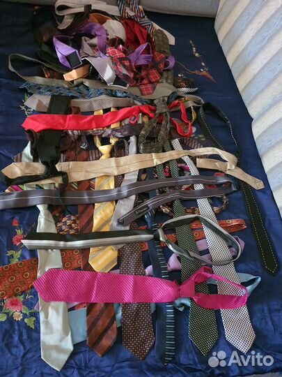 Галстуки мужские брендовые за 40 штук с бирками