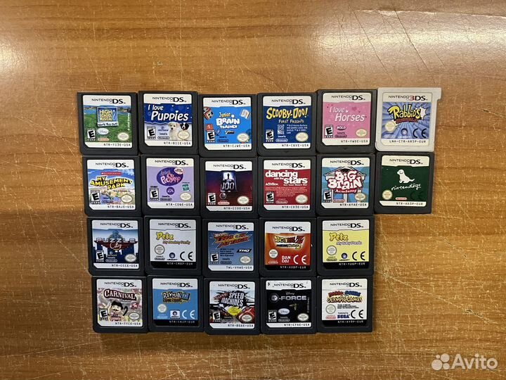 Набор картриджей Nintendo 22шт (21шт DS, 1шт 3DS)