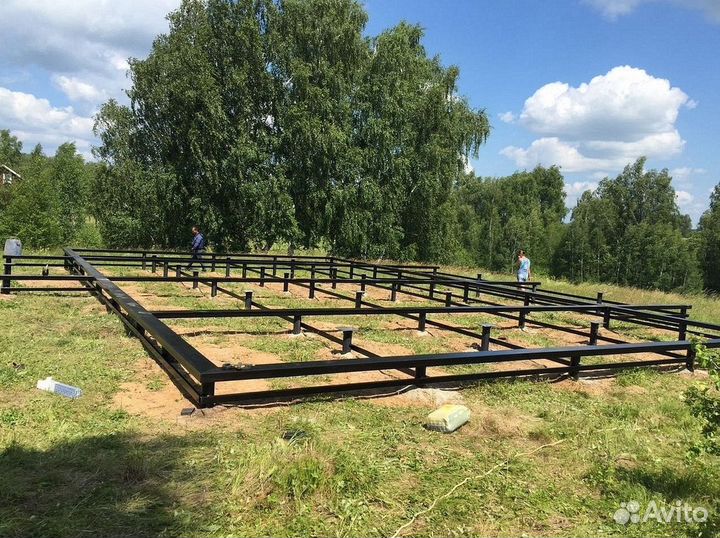 Винтовые сваи для забора