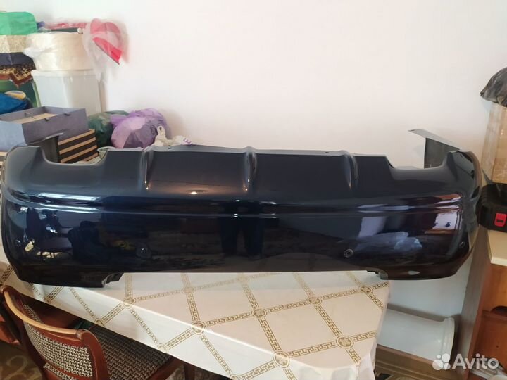 Бампер задний infinity m35 рестайл с парктрониками