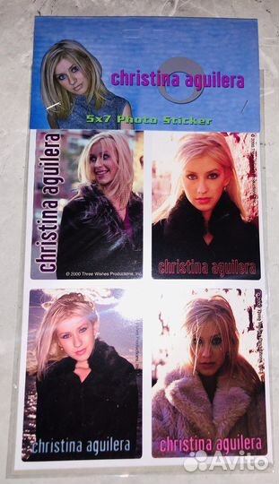 Официальные наклейки Кристина Агилера