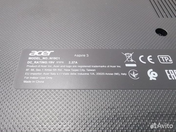 Ноутбук Acer Ryzen 3500U + AMD Vega 8