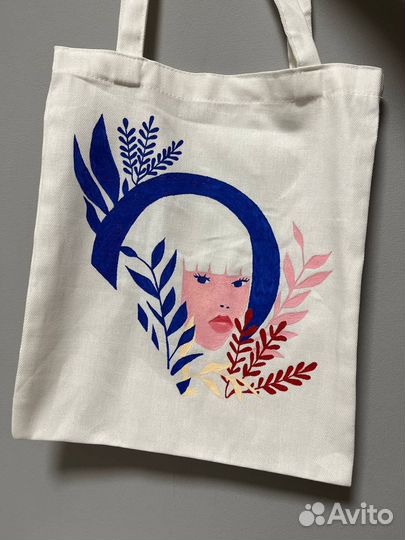 Рисунок на одежде, шопере, джинсах, худи