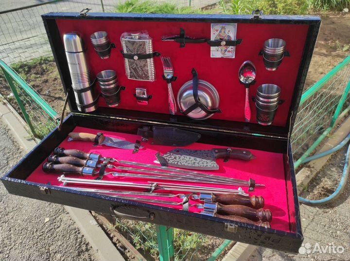 Наборы шашлычные для пикника в кейсе