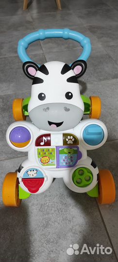 Зебра каталка fisher price Фишер прайс
