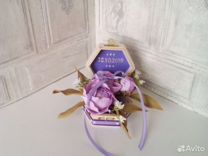 Свадебная подушечка для колец