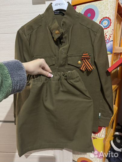 Гимнастерка и юбка детская