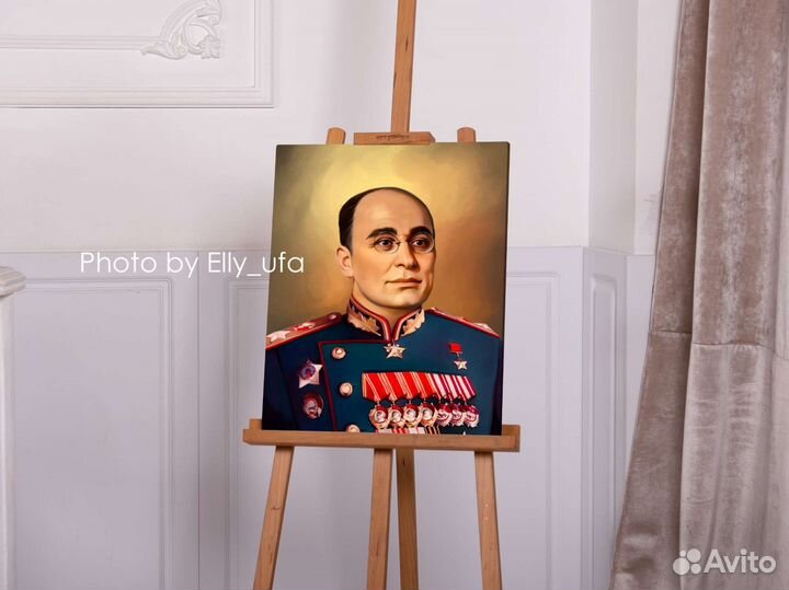 Лаврентий Павлович Берия. Портрет на холсте