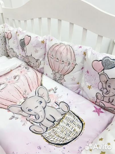 Бортики в кроватку