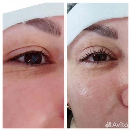 Наращивание ресниц, оформление бровей