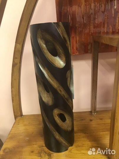 Вазы деревянные