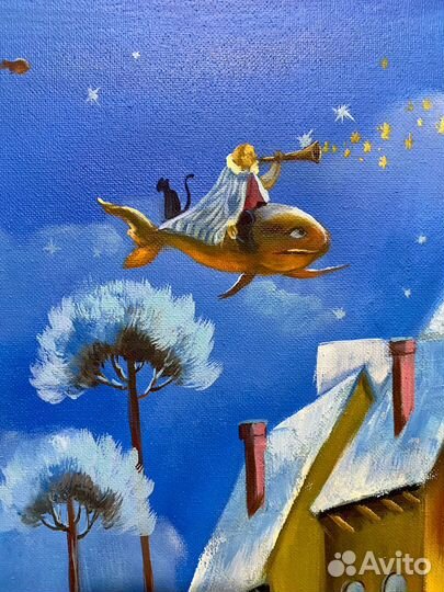 Картина маслом на холсте большая