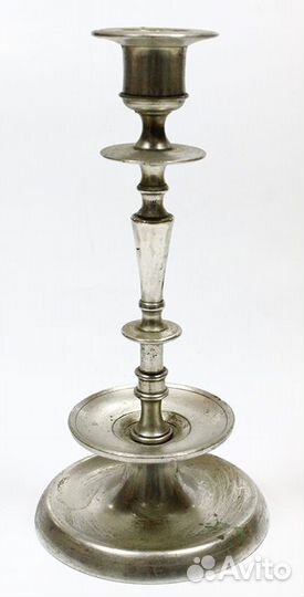 Подсвечник. Бронза. Никель. Конец 19 века