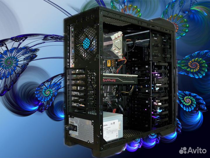 Игр пк AMD FX-8200e/ 16gb/ RX 470 4 GB/ SSD
