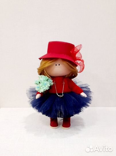 Текстильная интерьерная кукла