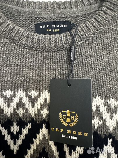 Свитер мужской шерсть 52 размер (XL)