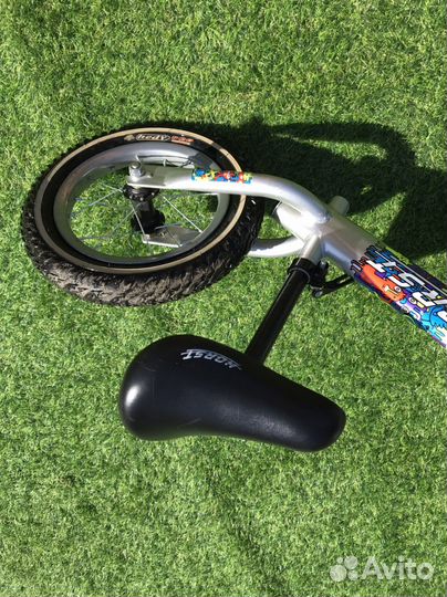 Беговел Horst 95, серебристый