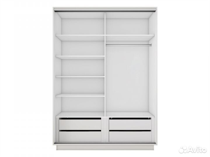 Шкаф купе белый Экспресс