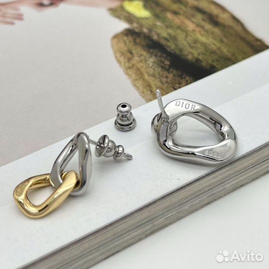 Серьги браслет Dior Диор