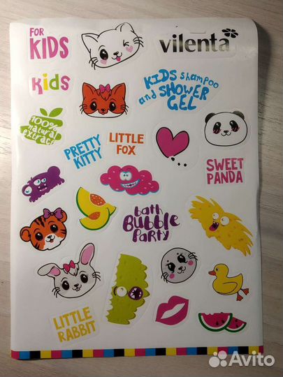 Наклейки из набора масок Vilenta