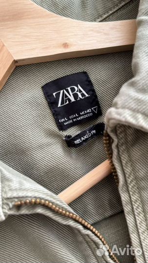 Джинсовая куртка мужская zara