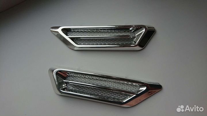 Накладки на крылья хром на любое авто