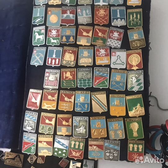 Коллекция значков СССР города и другие