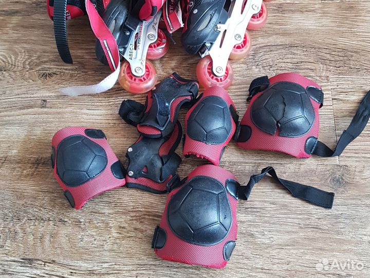 Детские ролики с защитой