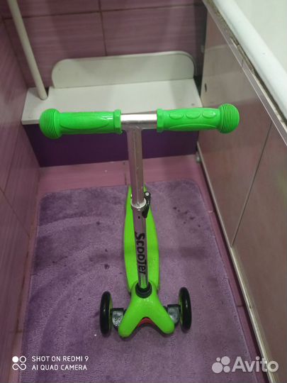 Самокат детский трехколесный