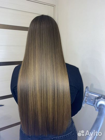 Кератиновое выпрямление