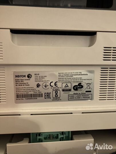 Мфу принтер xerox b215