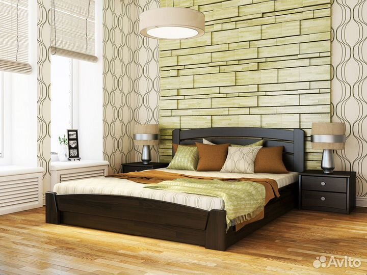 Кровать из массива дерева Аури Тахта