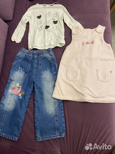 Пакет вещей для девочки 92 см