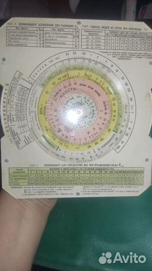 Линейка рл для оценки радиационной опасности