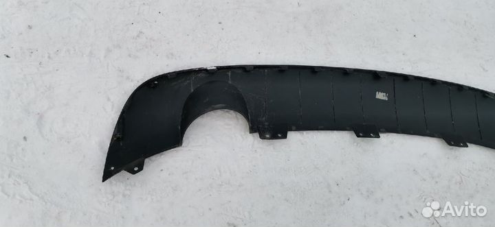 Юбка заднего бампера Kia Ceed jd рестайлинг