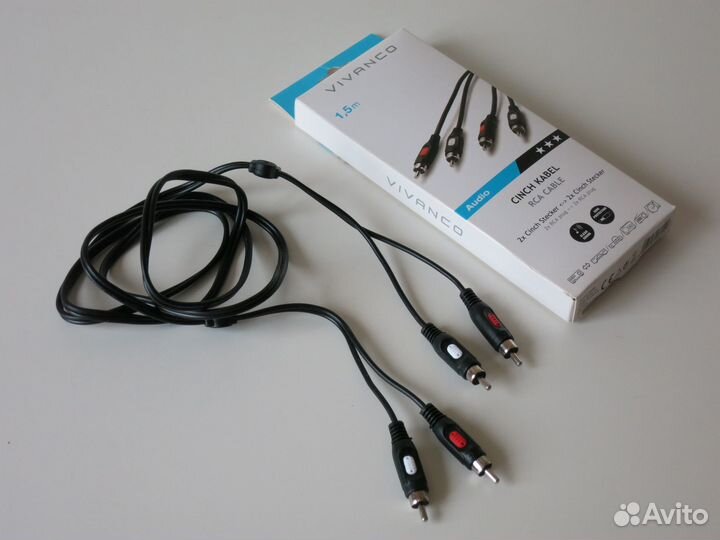 Кабель Vivanco 2RCA / 2RCA