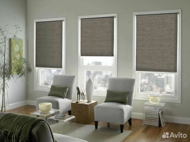 Рулонные шторы блэкаут под заказ