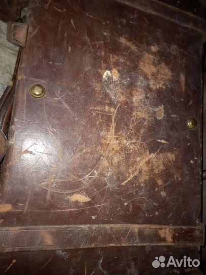 Кожаный чемодан СССР