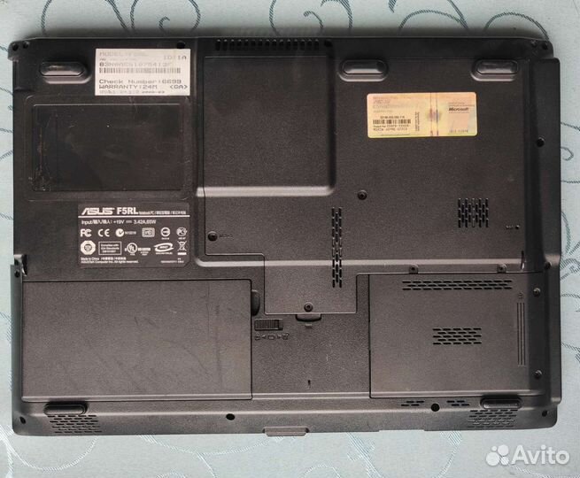 Поддон для Asus f5rl