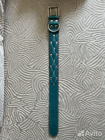 Ошейник кожаный