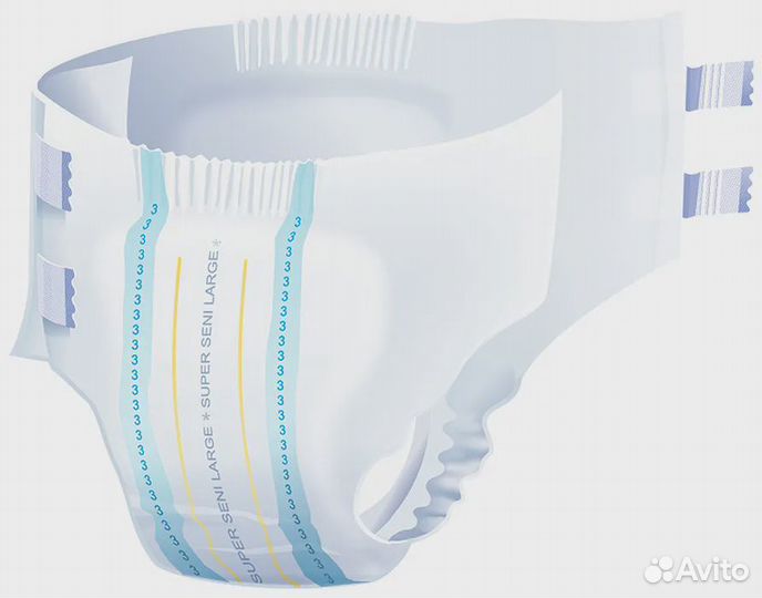 Подгузники Seni super №4 (130-170 см) 1 шт в индив