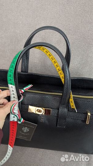 Сумка портфель женская из натуральной кожи