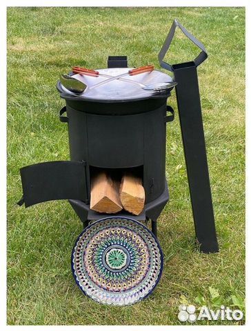 Печь с трубой