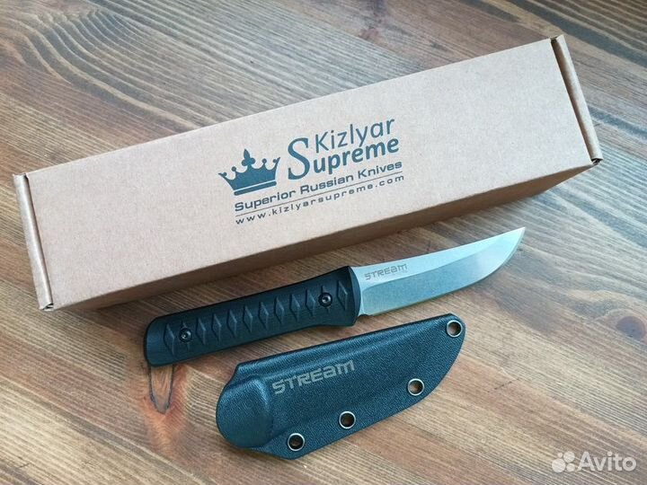 Нож фиксированный Kizlyar Supreme Stream VG-10 SW