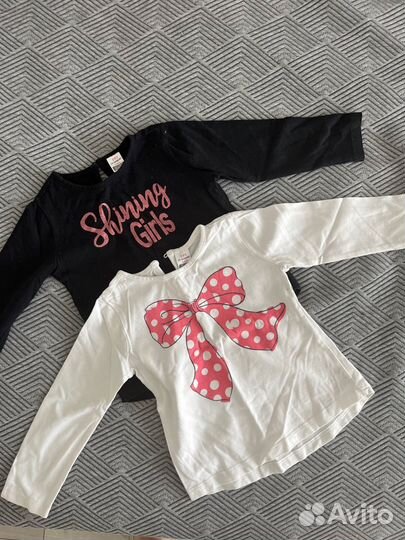 Вещи пакетом на девочку/ пакет вещей 80