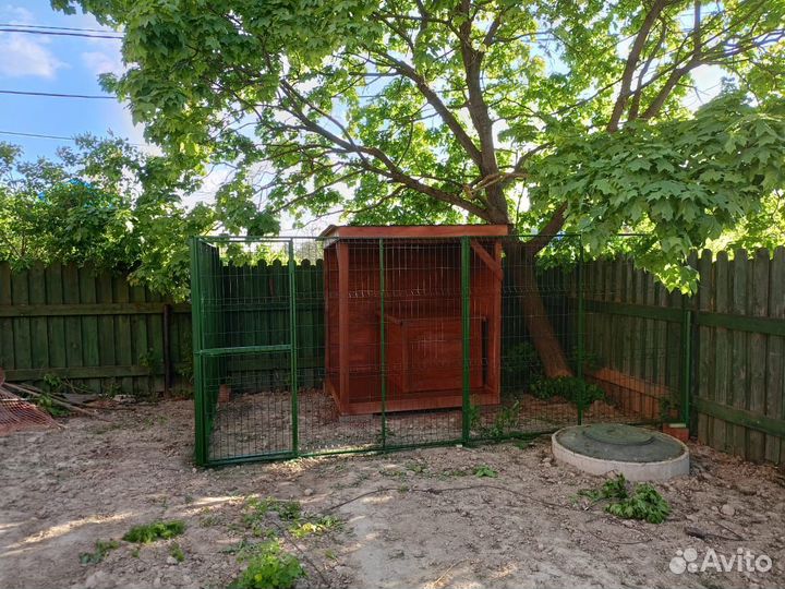 Вольер для собак с выгулом W-17-21