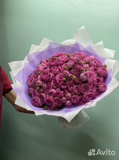 Букет кустовых роз