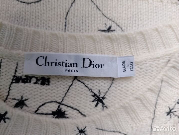 Джемпер christian dior оригинал кашемировый