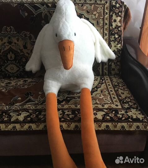 Мягкая игрушка гусь обнимусь 185 сантиметров