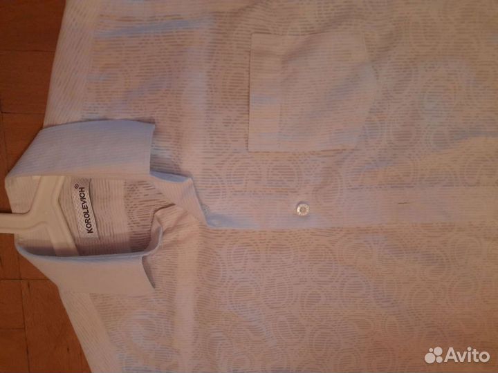 Рубашка белая для школы и сада (до 12 лет